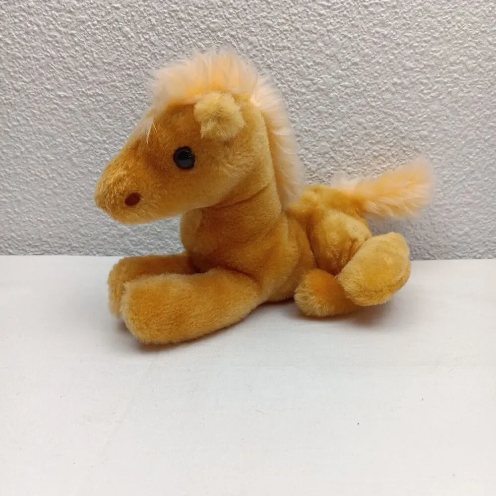 Dakin 1975 Charlie Horse & 1978 Golden Laying Colt  Plush Stuffed Animals Lot